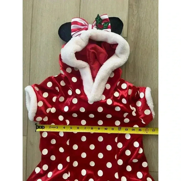 Disney Minnie Mouse Holiday Dress Girls‎ Size XL (11/12) - Picture 6 of 7